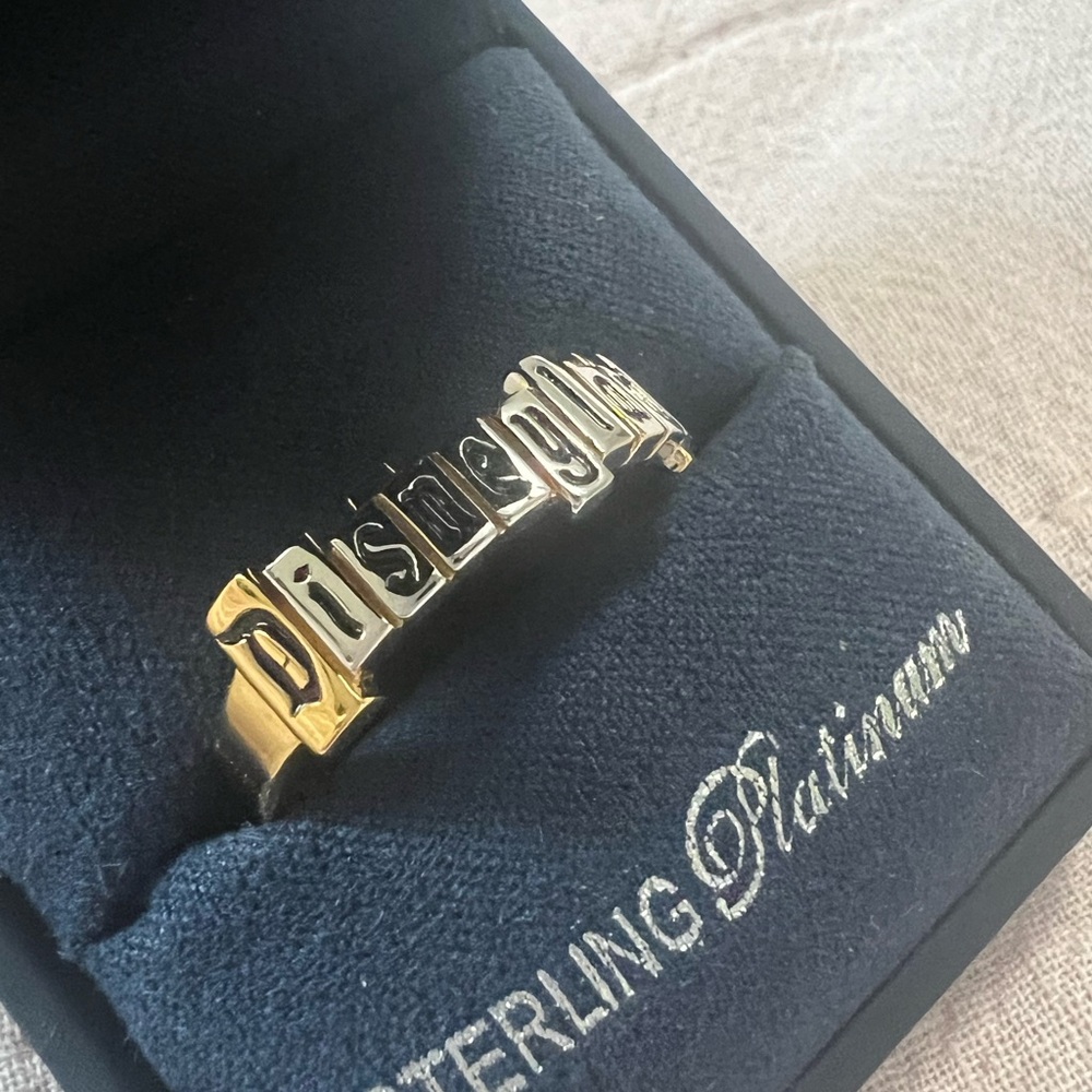 Disneyland 70th Anniversary Marquee Ring by CRISLU size 10